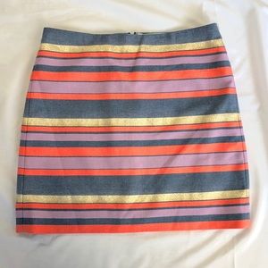 EUC J.Crew Multicolor Skirt -Sz 00